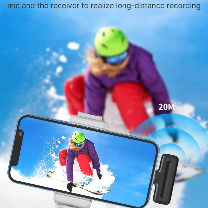 Ulanzi J12 Wireless Lavalier Microphone Professional